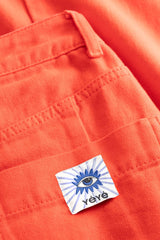 Jeans Wide Division Denim Red
