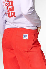 Jeans Wide Division Denim Red