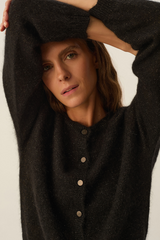 Strickjacke Binette Noir