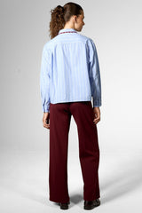 Bluse Edge Infusion Blue