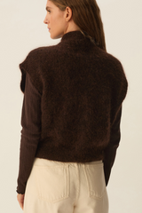 Strickjacke Alibou Coffee
