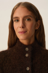 Strickjacke Alibou Coffee