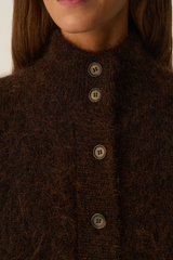 Strickjacke Alibou Coffee