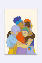 Postkarte "togetherness"