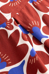 Bluse What The Fleur Red