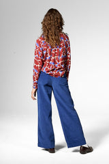 Bluse What The Fleur Red
