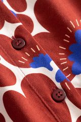 Bluse What The Fleur Red