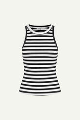 T-shirt Jaxson-M Evelyn Stripe White Black Stripe