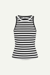 T-shirt Jaxson-M Evelyn Stripe White Black Stripe