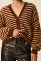 Cardigan Alvaro Cognac Blush Chiné