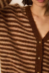 Cardigan Alvaro Cognac Blush Chiné