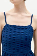 Kleid Big Seersucker Paola Navy