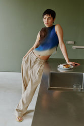 Top Glass Pleated Dora Multicolor