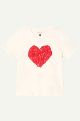 T-Shirt Heart Ida White