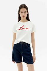 T-Shirt Love Ida White
