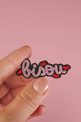 Brosche Anstecknadel Bisou