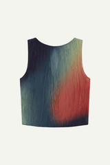 Top Red Bookeh Dora Multicolor