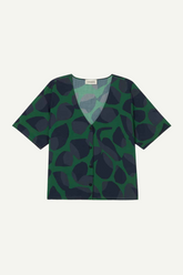 Bluse Leaf Dark Libelula Multicolor