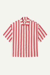 Bluse Red Maxi Stripes Anna Red