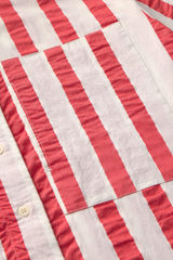 Bluse Red Maxi Stripes Anna Red