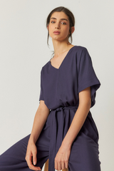 Jumpsuit Kaie Navy Violet