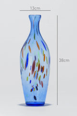 Glasvase Éden High Blue