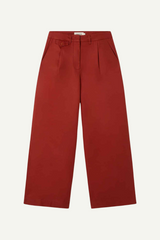 Hose Orange Red Hemp Pat Orange