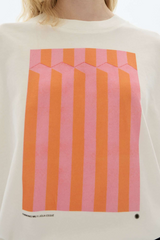 T-Shirt Esqe Pink Lena White