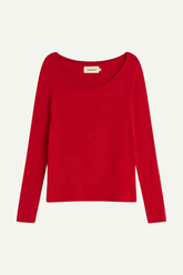 Longsleeve Top Casilda Cachemire Red