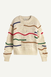 Pullover Macrame Candela Knitted Sweater Multicolor