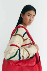 Pullover Macrame Candela Knitted Sweater Multicolor