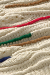 Pullover Macrame Candela Knitted Sweater Multicolor