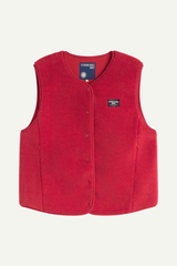 Weste Fuzz Jay Vest Red