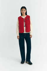 Weste Fuzz Jay Vest Red