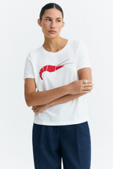 T-Shirt Origami Ida White