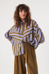 Hemd Camisa Lone Stripes Lilac