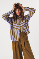 Hemd Camisa Lone Stripes Lilac