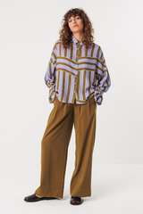 Hemd Camisa Lone Stripes Lilac