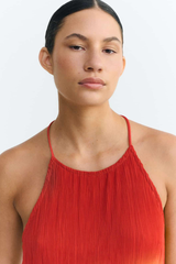 Kleid Flowers Pleated Miriam Multicolor