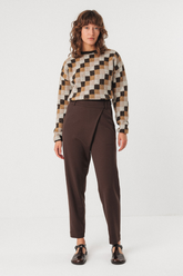 Hose Pantalón Ezama Dark Brown