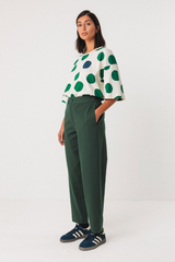 Hose Pantalón Soraia Dark Green