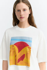 Thinking MU Lena Yosigo Oversized T-Shirt Damen mit Yosigo Fotoprint – Youmee.market Schweiz