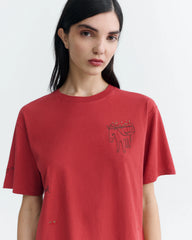 T-Shirt Lucia Tomatera Pale Red