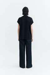 Thinking MU Volta Mandarinas Damen T-Shirt in Schwarz Rückansicht – Youmee.market Schweiz