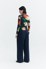 Longsleeve Ellen Bloom Print Multicolor
