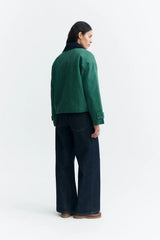 Jacke Norma Dark Green And Navy Multicolor