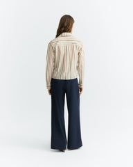 Bluse Duna Ecru Stripes Multicolor