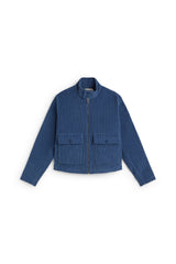 Jacke Delia Delft Blue Corduroy