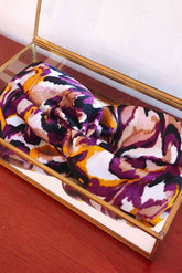 Stirnband Asma - Ethnic Arty Lilac and Yellow