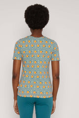 Kurzarm Shirt Balconnet Féminin Flowers Mirror Of Joy